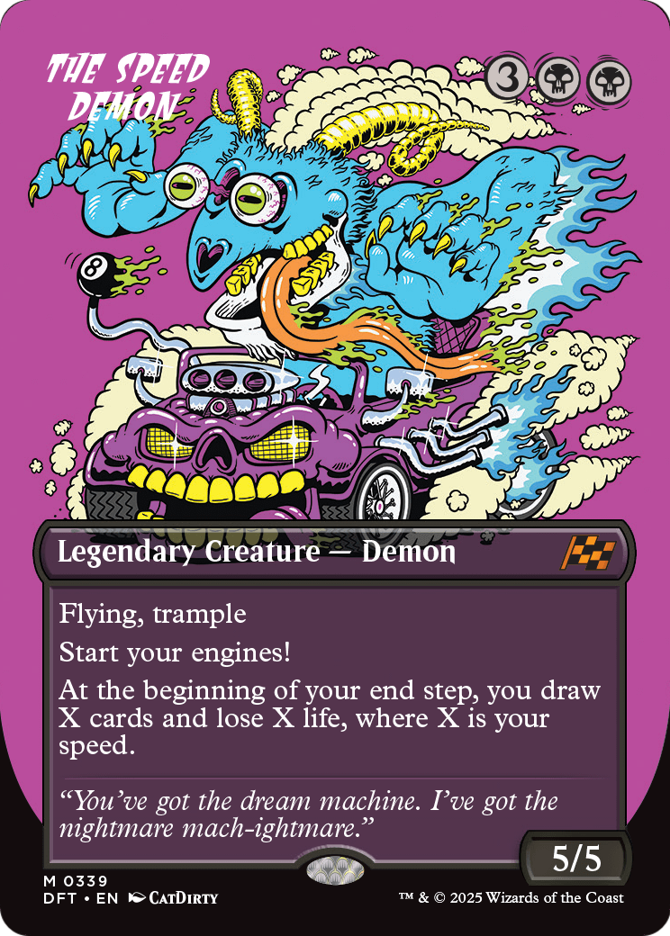 The Speed Demon (Borderless) (DFT-339) - Aetherdrift (Borderless)