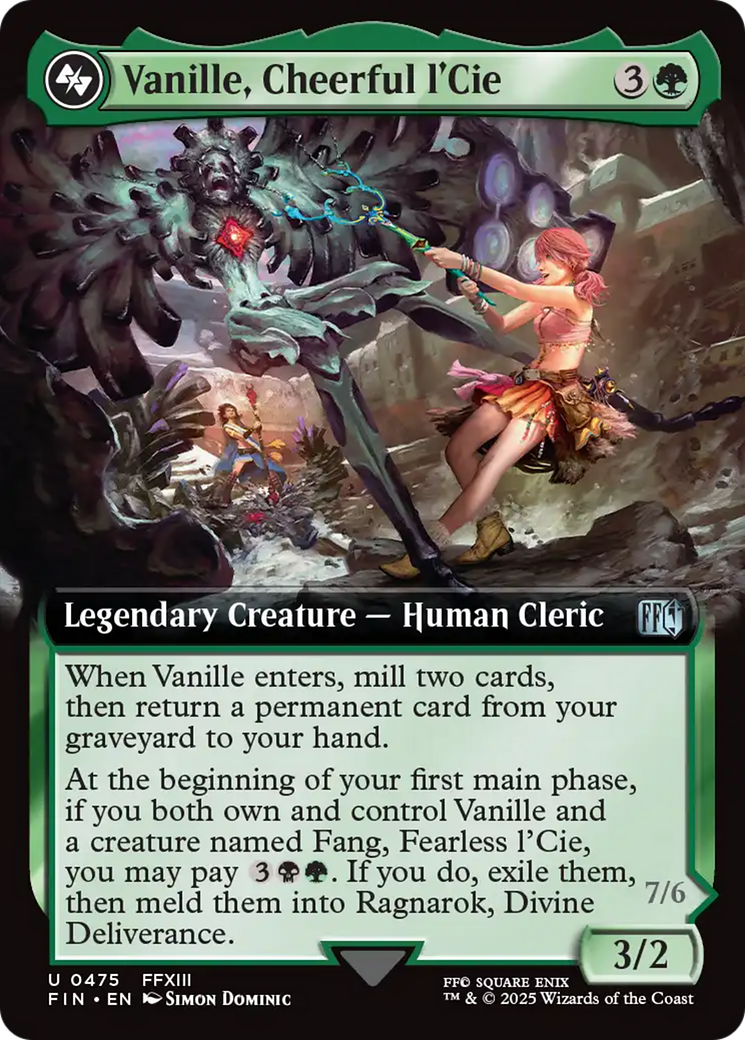 Vanille, Cheerful l'Cie (FIN-475) - FINAL FANTASY: (Extended Art)