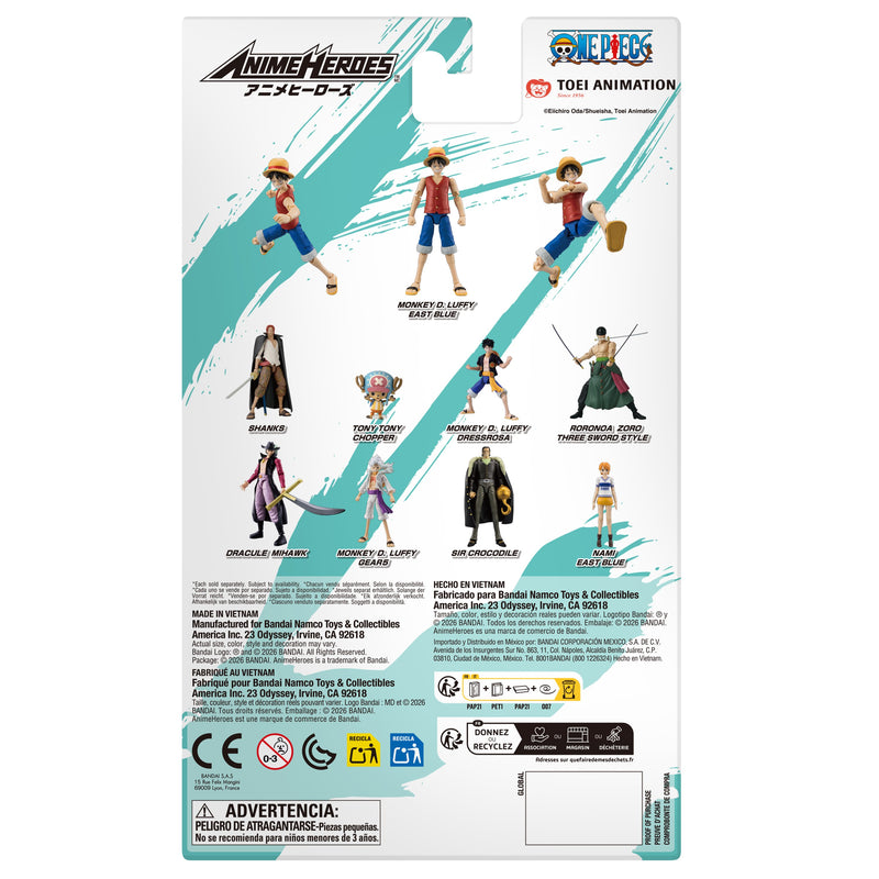 Anime Heroes One Piece - Monkey D. Luffy (East Blue) (Pre-Order)