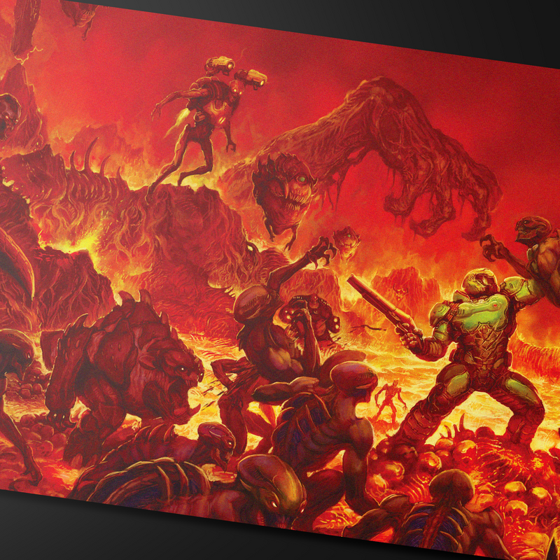 Up Playmat Doom Creatures Of Hell Extended (Pre-Order)