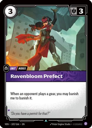 Ravenbloom Prefect (102/166) - Vendetta Foil