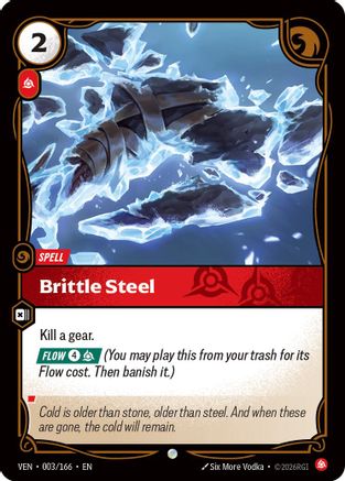 Brittle Steel (003/166) - Vendetta Foil