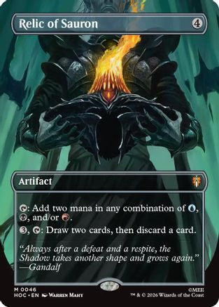 Relic of Sauron (Borderless) (HOC-046) - The Hobbit: Eternal-Legal