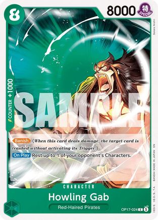 Howling Gab (OP17-024) - The World's Strongest Warriors