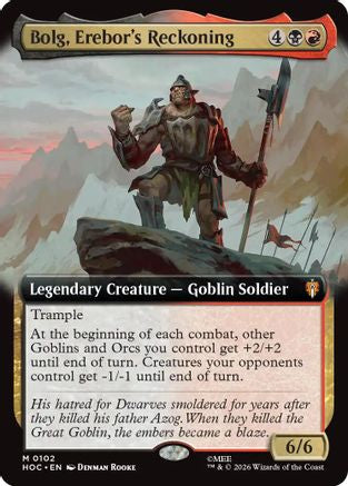 Bolg, Erebor's Reckoning (Extended Art) (HOC-102) - The Hobbit: Eternal-Legal