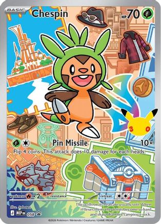Chespin 058  - Holofoil First Partner Collection 2026 - Promo