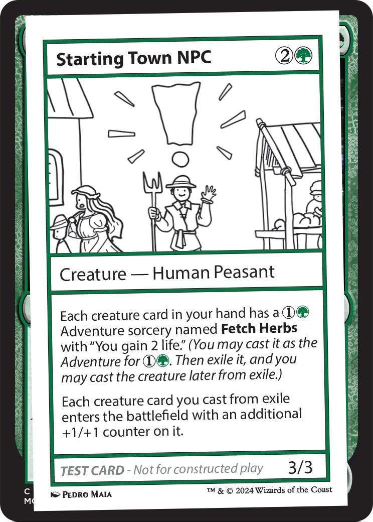 Starting Town NPC (MB2PC-) - Mystery Booster 2
