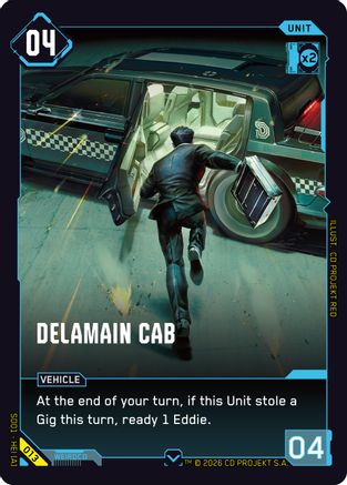 Delamain Cab (013) - The Heist  Retail Starter Deck