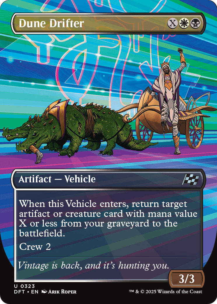 Dune Drifter (Borderless) (DFT-323) - Aetherdrift (Borderless)