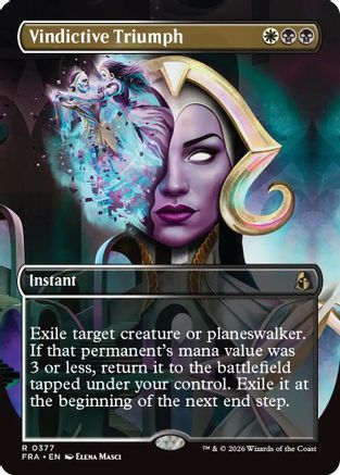 Vindictive Triumph (Borderless) (FRA-377) - Reality Fracture Foil
