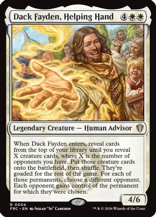 Dack Fayden, Helping Hand (FRC-004) - Commander: Reality Fracture