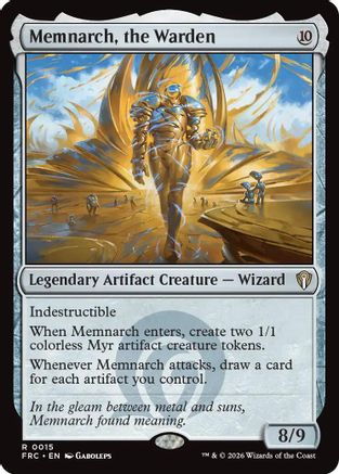 Memnarch, the Warden (FRC-015) - Commander: Reality Fracture