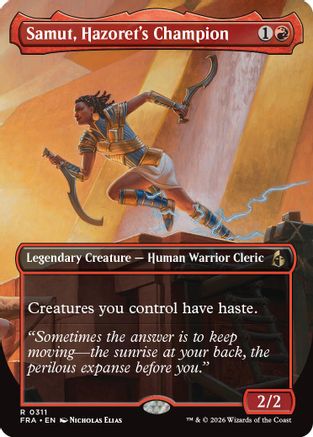 Samut, Hazoret's Champion (Borderless) (FRA-311) - Reality Fracture