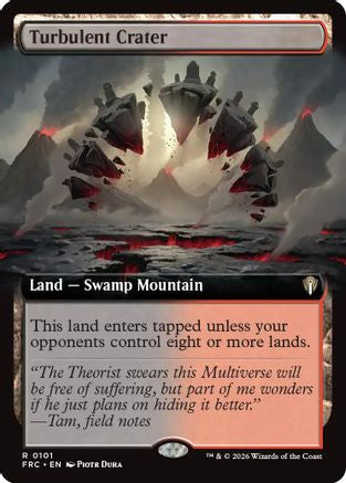Turbulent Crater (Extended Art) (FRC-101) - Commander: Reality Fracture