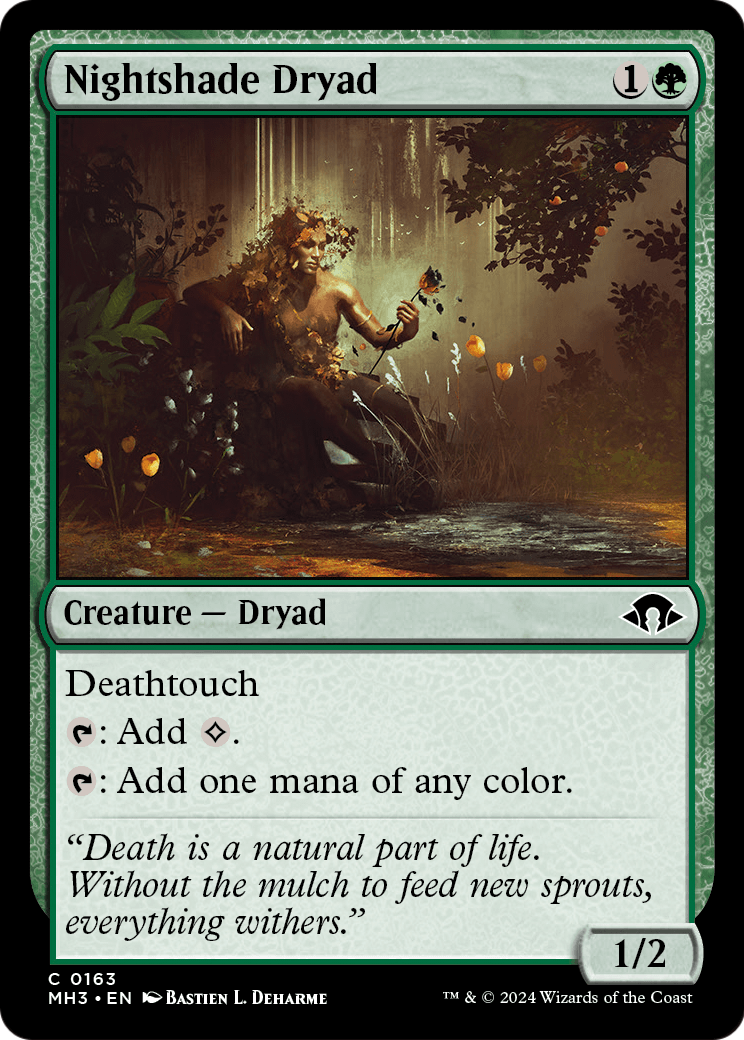 Nightshade Dryad (MH3-163) - Modern Horizons 3 Foil