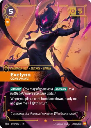 Evelynn, Consuming (090/167) - Radiance Foil