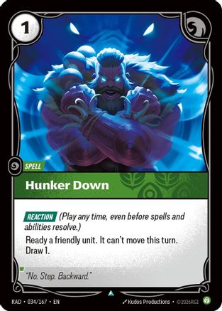 Hunker Down (034/167) - Radiance