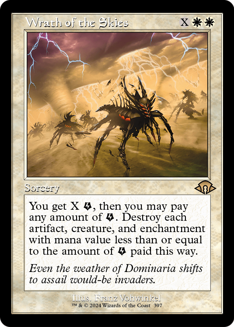 Wrath of the Skies (Retro Frame) (MH3-397) - Modern Horizons 3