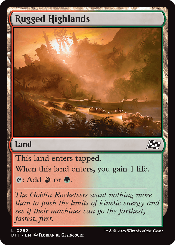 Rugged Highlands (DFT-262) - Aetherdrift Foil