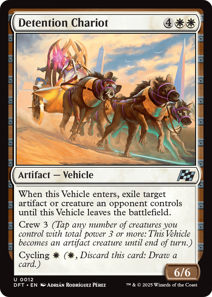 Detention Chariot (DFT-012) - Aetherdrift