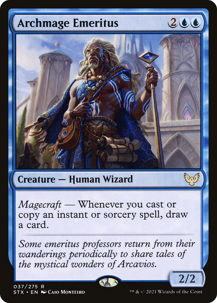 Archmage Emeritus (STX-037) - Strixhaven: School of Mages Foil