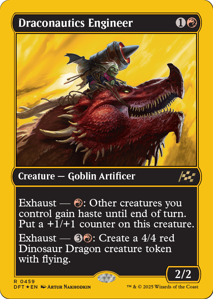 Draconautics Engineer (First-Place Foil) (DFT-459) - Aetherdrift Foil