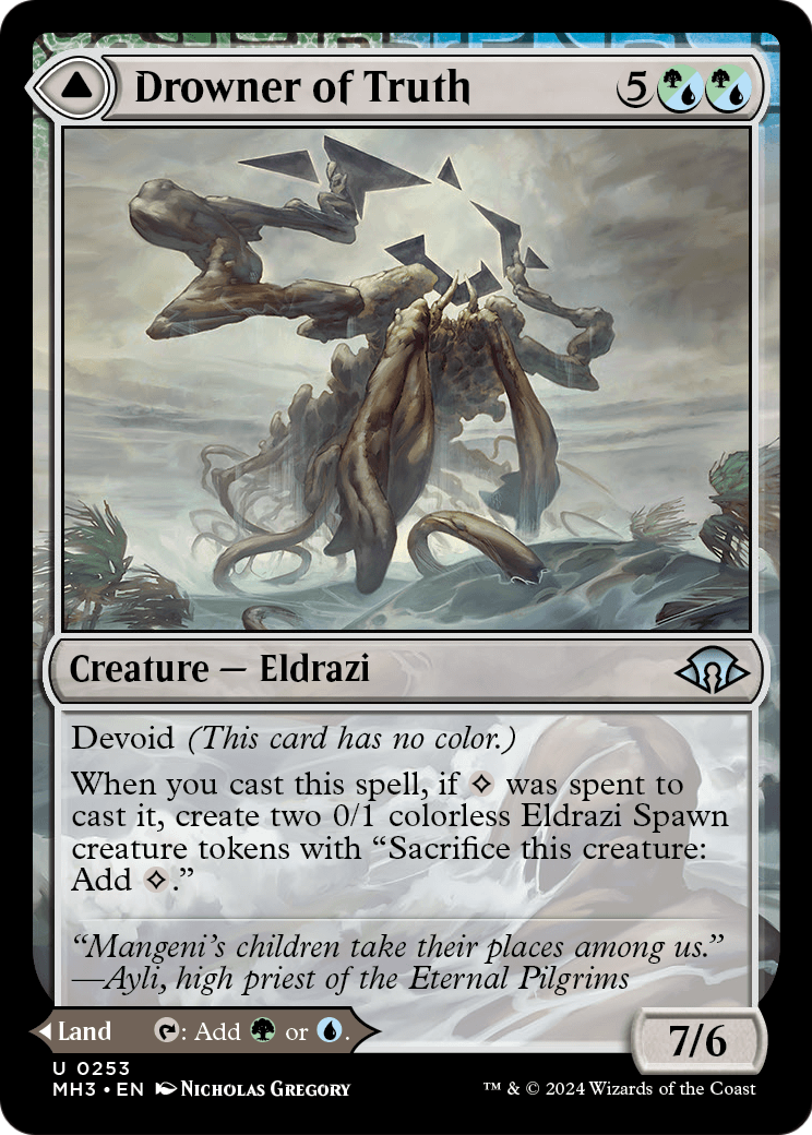 Drowner of Truth (MH3-253) - Modern Horizons 3: (devoid)