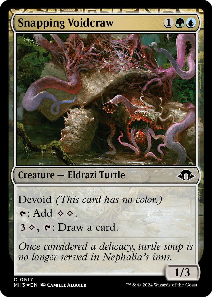 Snapping Voidcraw (Ripple Foil) (MH3-517) - Modern Horizons 3: (devoid) Foil