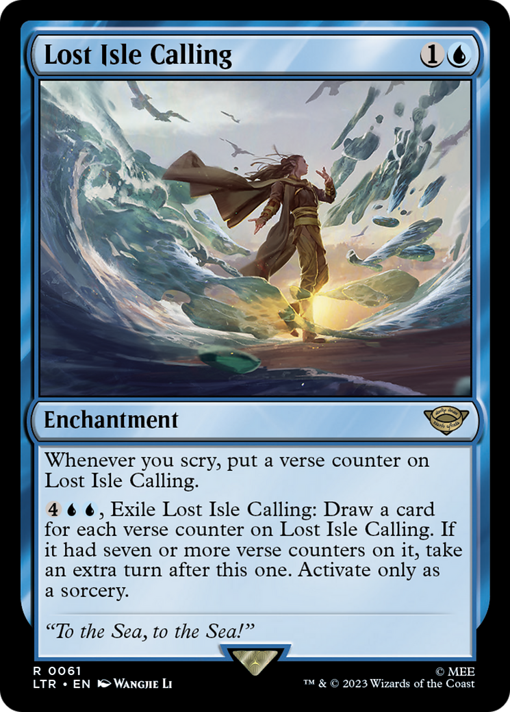 Lost Isle Calling (LTR-061) - The Lord of the Rings: Tales of Middle-earth Foil