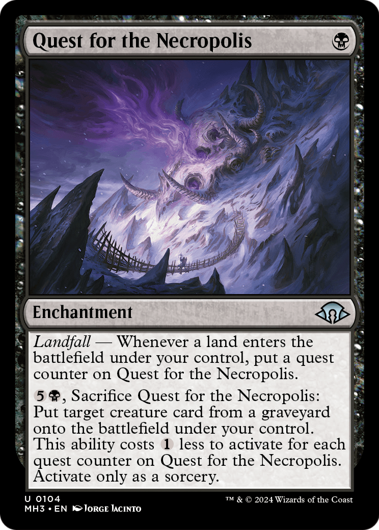 Quest for the Necropolis (MH3-104) - Modern Horizons 3 Foil