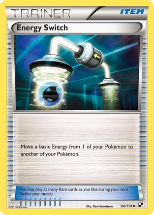 Energy Switch 094  - Reverse Holofoil Black and White - Uncommon