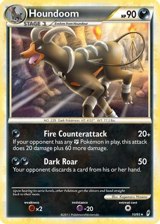 Houndoom  - Holofoil Call of Legends - Holo Rare