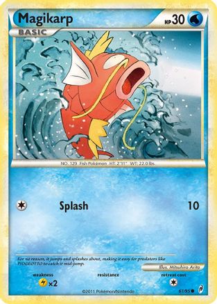 Magikarp 061  - Reverse Holofoil Call of Legends - Common