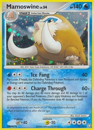 Mamoswine  - Reverse Holofoil Legends Awakened - Holo Rare
