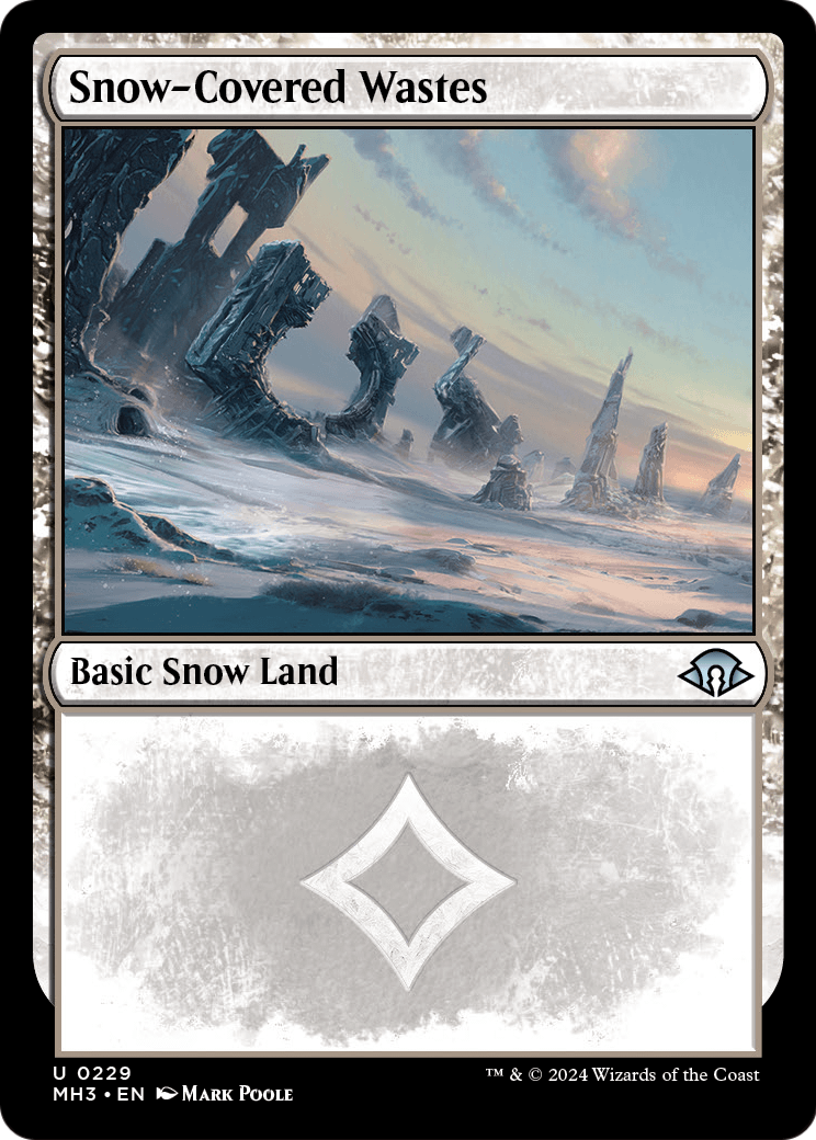 Snow-Covered Wastes (0229) (MH3-229) - Modern Horizons 3: (snow) Foil