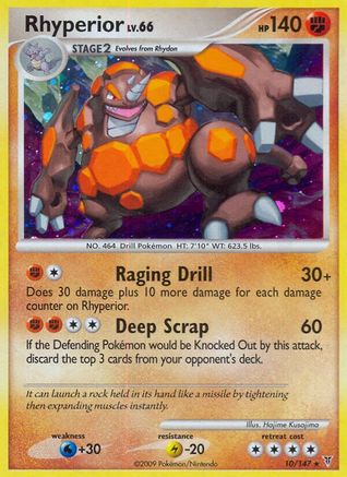 Rhyperior  - Holofoil Supreme Victors - Holo Rare