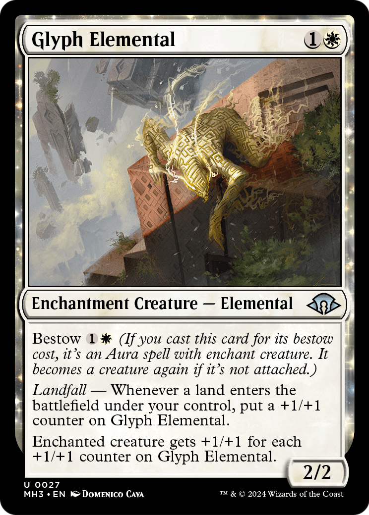 Glyph Elemental (MH3-027) - Modern Horizons 3: (enchantment)