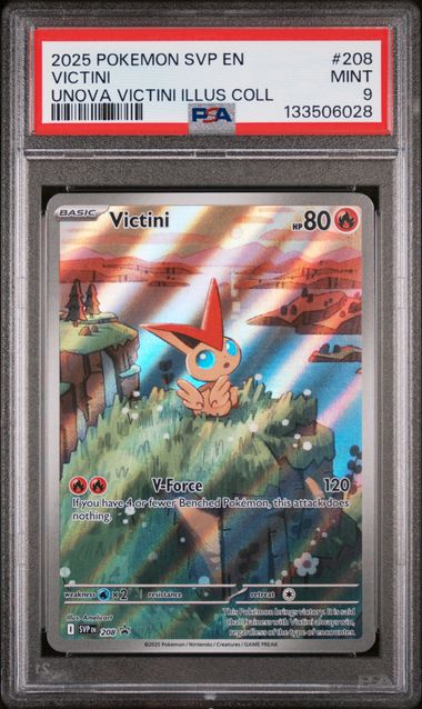 Pokemon 2025 Victini PSA 9 (SVP208)