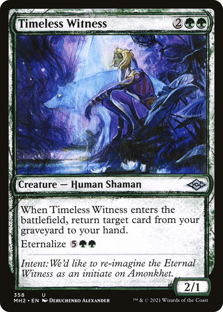 Timeless Witness (Showcase) (MH2-358) - Modern Horizons 2: (Showcase) Foil