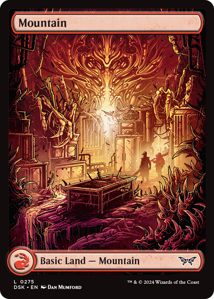 Mountain (0275) - Full Art (DSK-275) - Duskmourn: House of Horror Foil