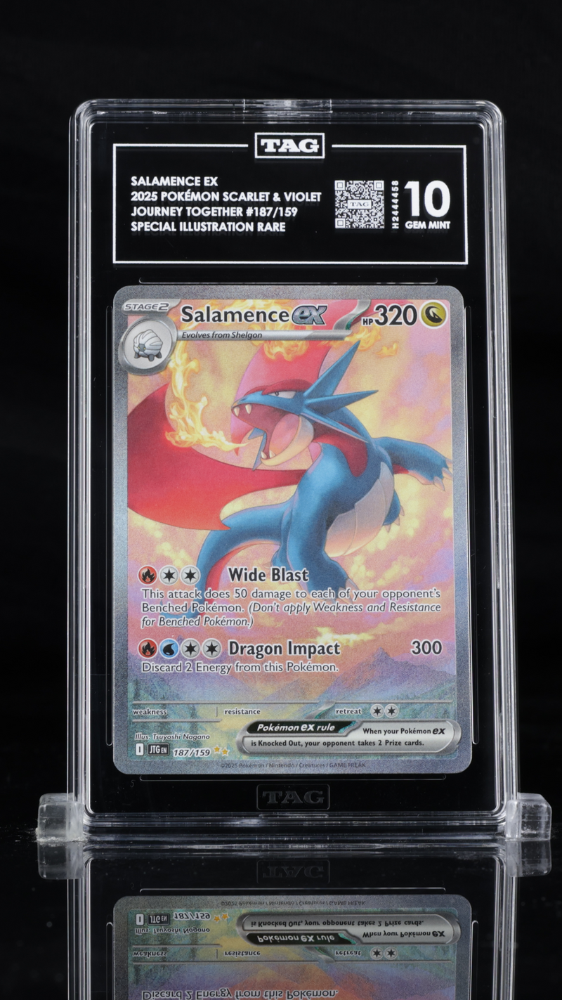 Pokemon 2025 Salamence EX (187/159) TAG 10
