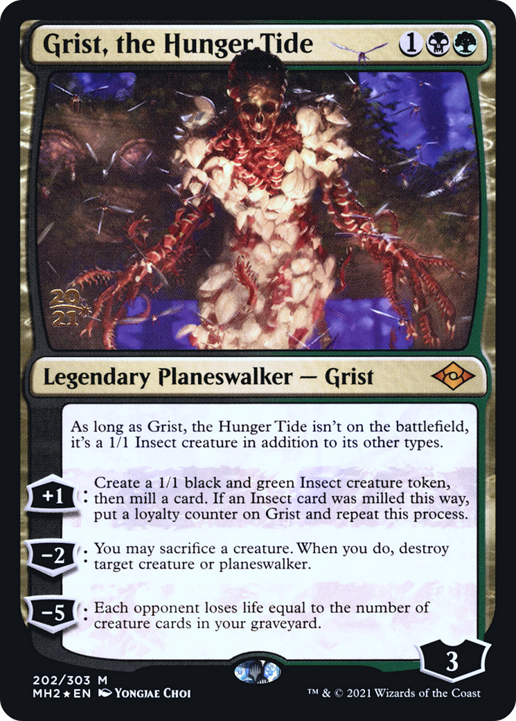 Grist, the Hunger Tide (PRE-202) - Modern Horizons 2 Promos Foil