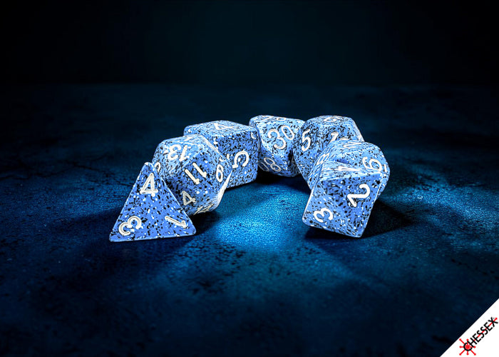 Speckled 7-Die Set Polyhedral Ocean Stone (Pre-Order)
