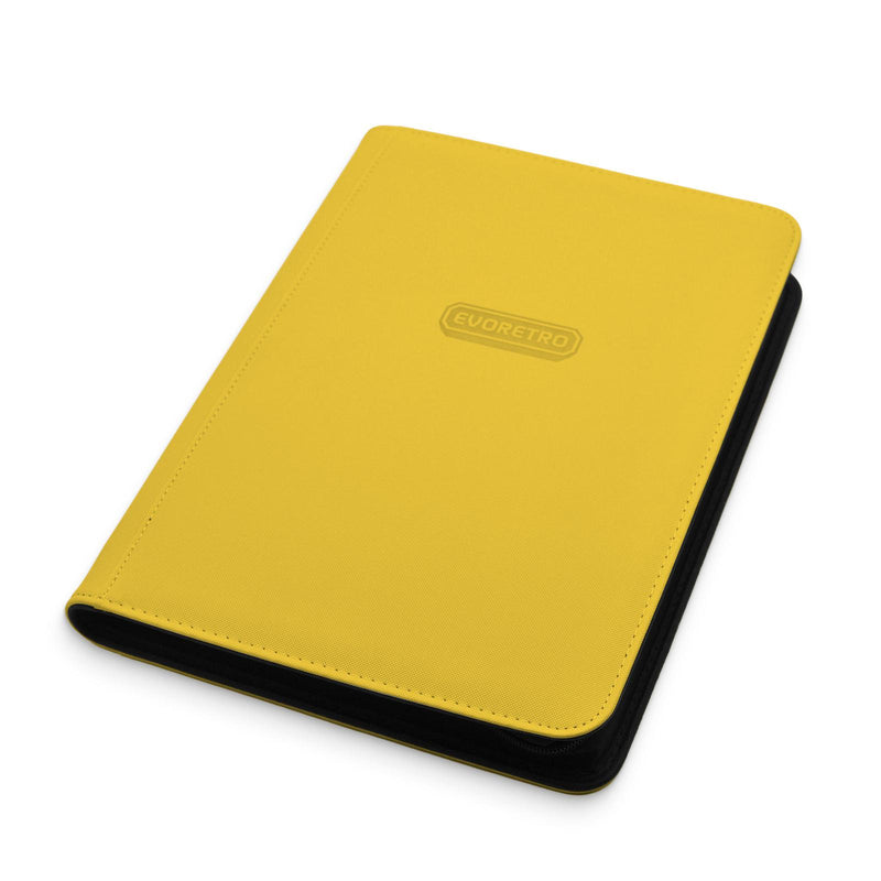 EVORETRO 9-Pocket Zip-Up Trading Card Binder for 360 cards Yellow