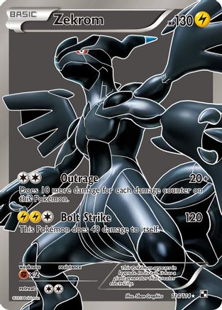 Zekrom (114 Full Art) 114  - Holofoil Black and White - Ultra Rare