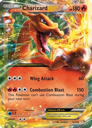 Charizard EX (12) 012/106  - Holofoil XY  Flashfire - Ultra Rare