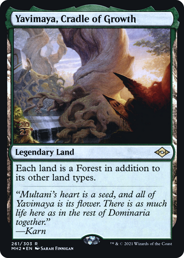 Yavimaya, Cradle of Growth (PRE-261) - Modern Horizons 2 Promos Foil