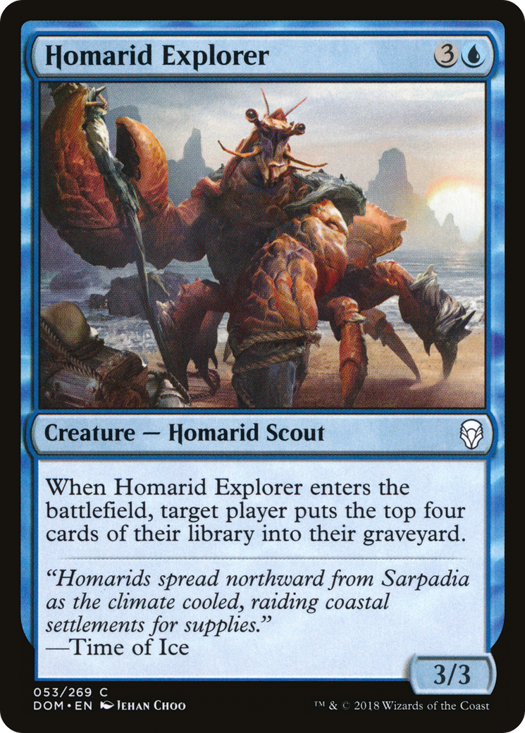 Homarid Explorer (DOM-053) - Dominaria Foil