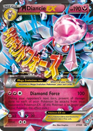 M Diancie EX XY44  - Holofoil XY Promos - Promo