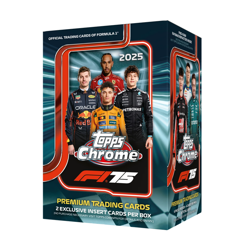2025 Topps Chrome F1 Formula 1 Racing Value Box